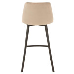 Paris Prix Chaise De Bar Design "Olivier" 95cm Beige