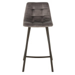 Paris Prix Chaise De Bar Design "Olivier" 95cm Gris