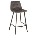 paris prix Chaise de Bar Design "Olivier" 95cm Gris