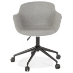 Paris Prix Chaise De Bureau Design "Alma" 80cm Gris