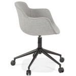 Paris Prix Chaise De Bureau Design "Alma" 80cm Gris
