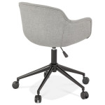 Paris Prix Chaise De Bureau Design "Alma" 80cm Gris