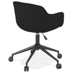 Paris Prix Chaise De Bureau Design "Alma" 80cm Noir