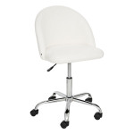 paris prix Chaise de Bureau Design "Geos" 89cm Blanc