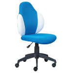 paris prix Chaise de Bureau "Jessi" 100cm Bleu & Blanc