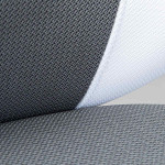 Paris Prix Chaise De Bureau "Jessi" 100cm Gris & Blanc