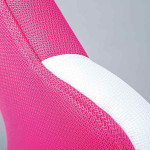 Paris Prix Chaise De Bureau "Jessi" 100cm Rose & Blanc