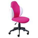 paris prix Chaise de Bureau "Jessi" 100cm Rose & Blanc