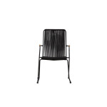 Paris Prix Chaise De Jardin "Barton" 82cm Noir