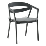 paris prix Chaise de Jardin Design "Split" 76cm Noir