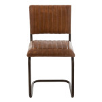 Paris Prix Chaise Déco En Cuir "Moderne" 88cm Marron