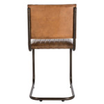 Paris Prix Chaise Déco En Cuir "Moderne" 88cm Marron