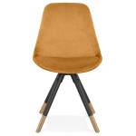 Paris Prix Chaise Design "Adika" 83cm Moutarde