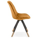 Paris Prix Chaise Design "Adika" 83cm Moutarde
