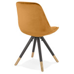 Paris Prix Chaise Design "Adika" 83cm Moutarde