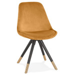 paris prix Chaise Design "Adika" 83cm Moutarde