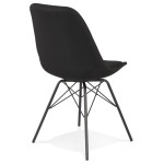 Paris Prix Chaise Design "Aliba" 83cm Noir