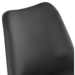 Paris Prix Chaise Design "Aliena" 82cm Noir & Or