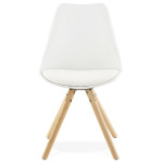 Paris Prix Chaise Design "Boka" 83cm Blanc