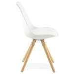 Paris Prix Chaise Design "Boka" 83cm Blanc