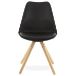 Paris Prix Chaise Design "Boka" 83cm Noir