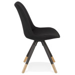 Paris Prix Chaise Design "Caxlo" 83cm Noir & Or
