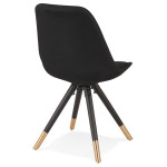 Paris Prix Chaise Design "Caxlo" 83cm Noir & Or