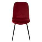 Paris Prix Chaise Design "Claire" 87cm Bordeaux