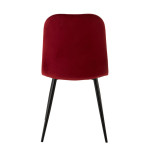 Paris Prix Chaise Design "Claire" 87cm Bordeaux