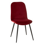 paris prix Chaise Design "Claire" 87cm Bordeaux