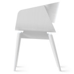 Paris Prix Chaise Design En Bois "Almost" 76cm Blanc