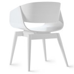 Paris Prix Chaise Design En Bois "Almost" 76cm Blanc