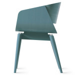 Paris Prix Chaise Design En Bois "Almost" 76cm Bleu