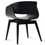 Paris Prix Chaise Design En Bois "Almost" 76cm Noir