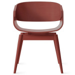 Paris Prix Chaise Design En Bois "Almost" 76cm Rouge