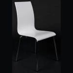 Paris Prix Chaise Design En Bois "Tina" 88cm Blanc