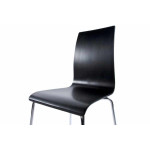 Paris Prix Chaise Design En Bois "Tina" 88cm Noir