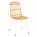 paris prix Chaise Design en Rotin "Ema" 88cm Naturel