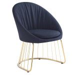 paris prix Chaise Design en Tissu "Mayra" 84cm Noir
