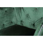 Paris Prix Chaise Design En Velours "Eann" 85cm Vert
