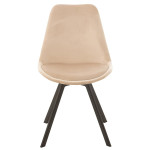 Paris Prix Chaise Design "Hélène" 84cm Beige