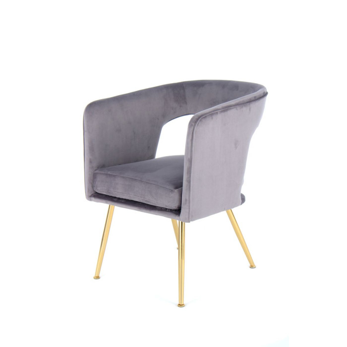 Paris Prix Chaise Design "Jolene" 77cm Gris