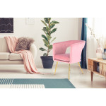 Paris Prix Chaise Design "Jolene" 77cm Rose