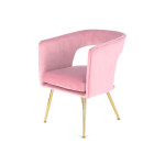 paris prix Chaise Design "Jolene" 77cm Rose