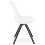 Paris Prix Chaise Design "Jupiter" 82cm Blanc