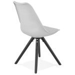 Paris Prix Chaise Design "Jupiter" 82cm Gris