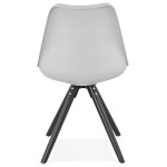 Paris Prix Chaise Design "Jupiter" 82cm Gris