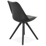 Paris Prix Chaise Design "Jupiter" 82cm Noir