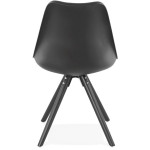 Paris Prix Chaise Design "Jupiter" 82cm Noir