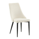 paris prix Chaise Design "Leone" 91cm Beige